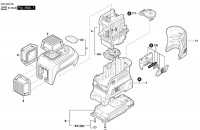 Bosch 3 601 K63 Y00 Gll 3-80 G Laser Level / Eu Spare Parts